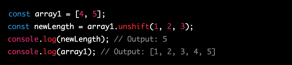 Zluck-Solutions-Unshift-array-example