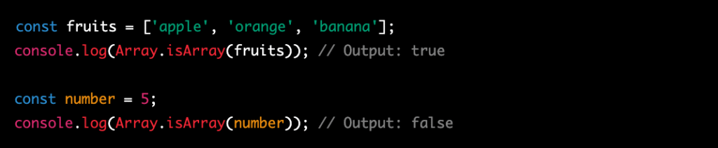 isArray-example