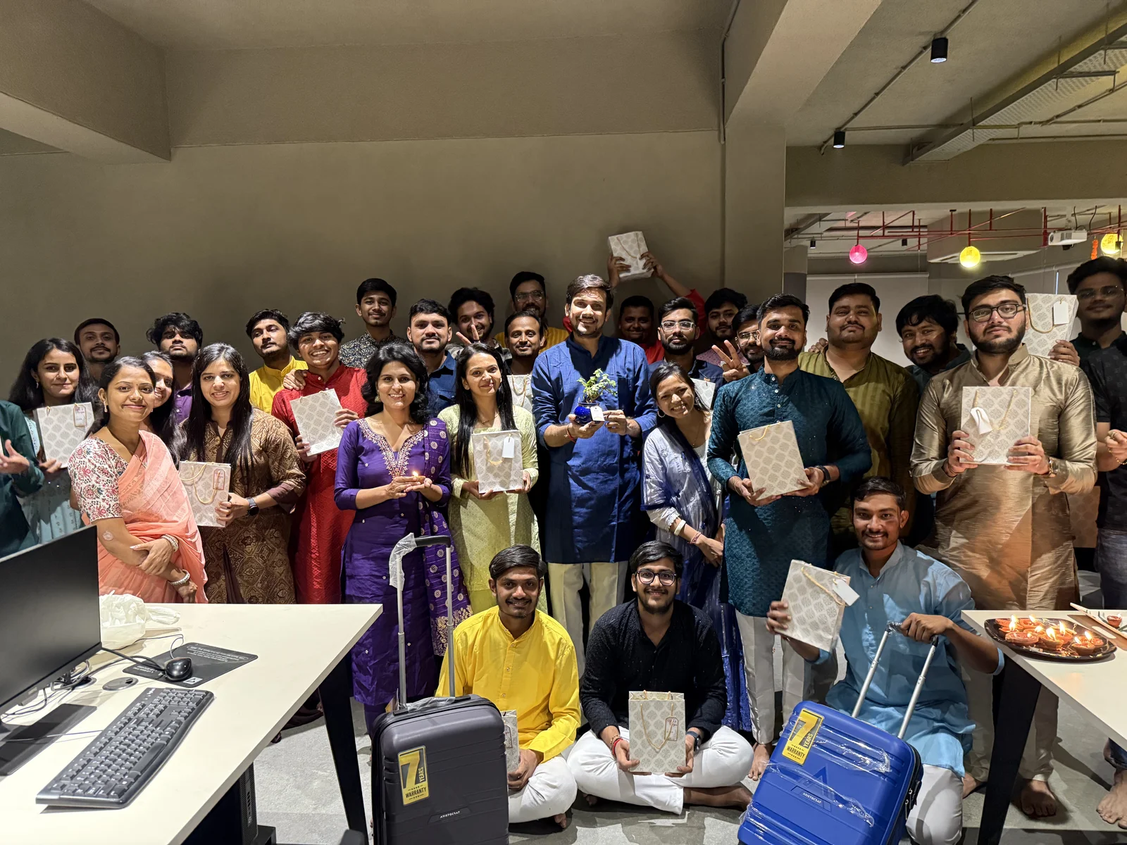 Zluck solutions - zluck-team-celebrate-diwali